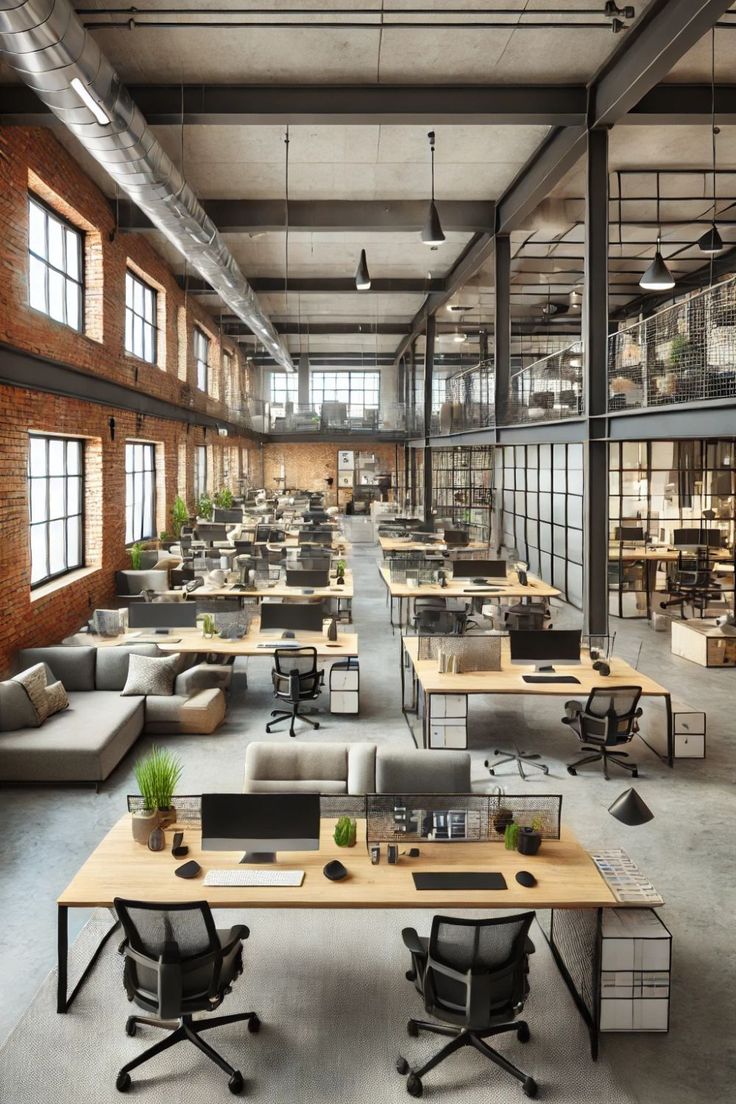 Creating Functional Workspaces in an Industrial Office